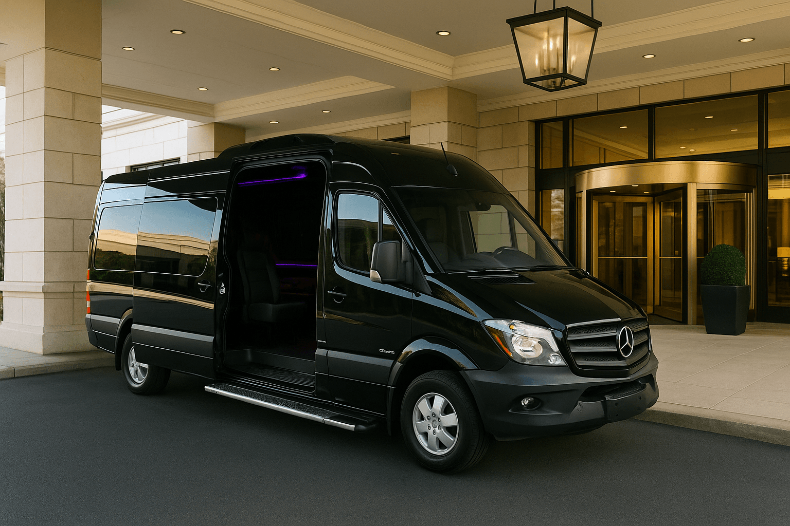10-Passenger Limo Sprinter exterior view