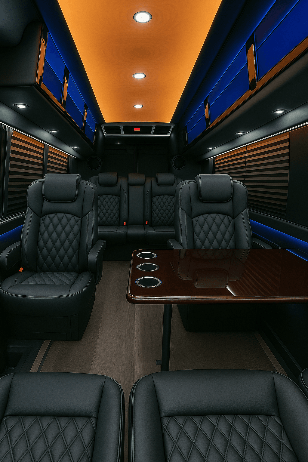 14-Passenger Executive Sprinter interior view