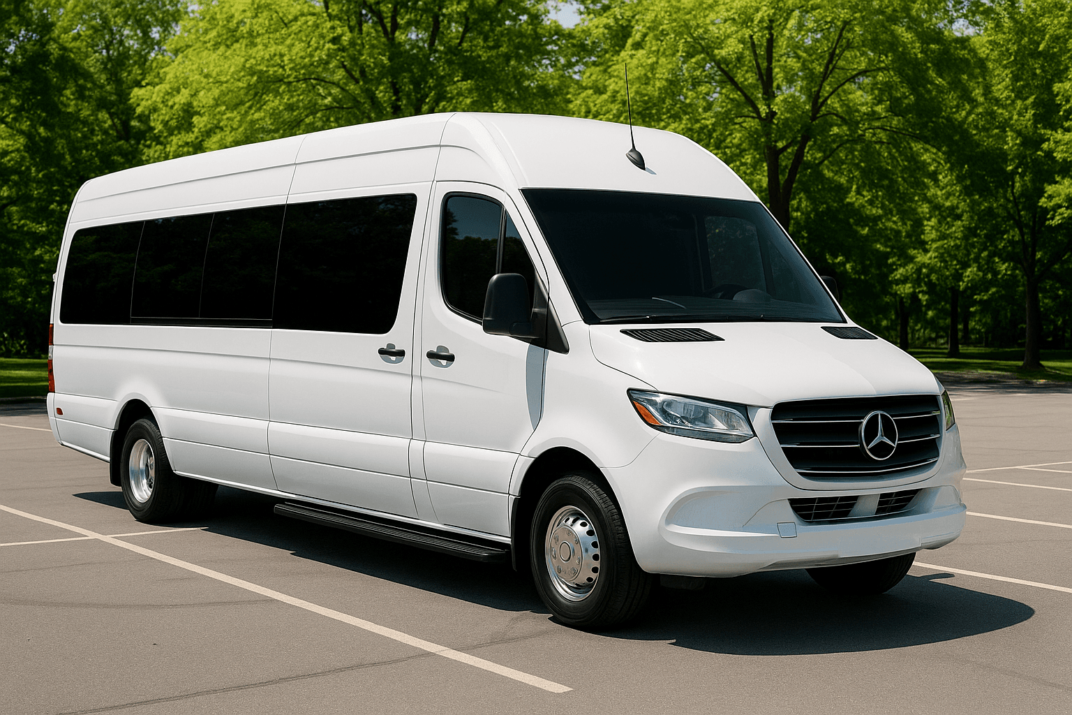 14-Passenger Limo Sprinter exterior view
