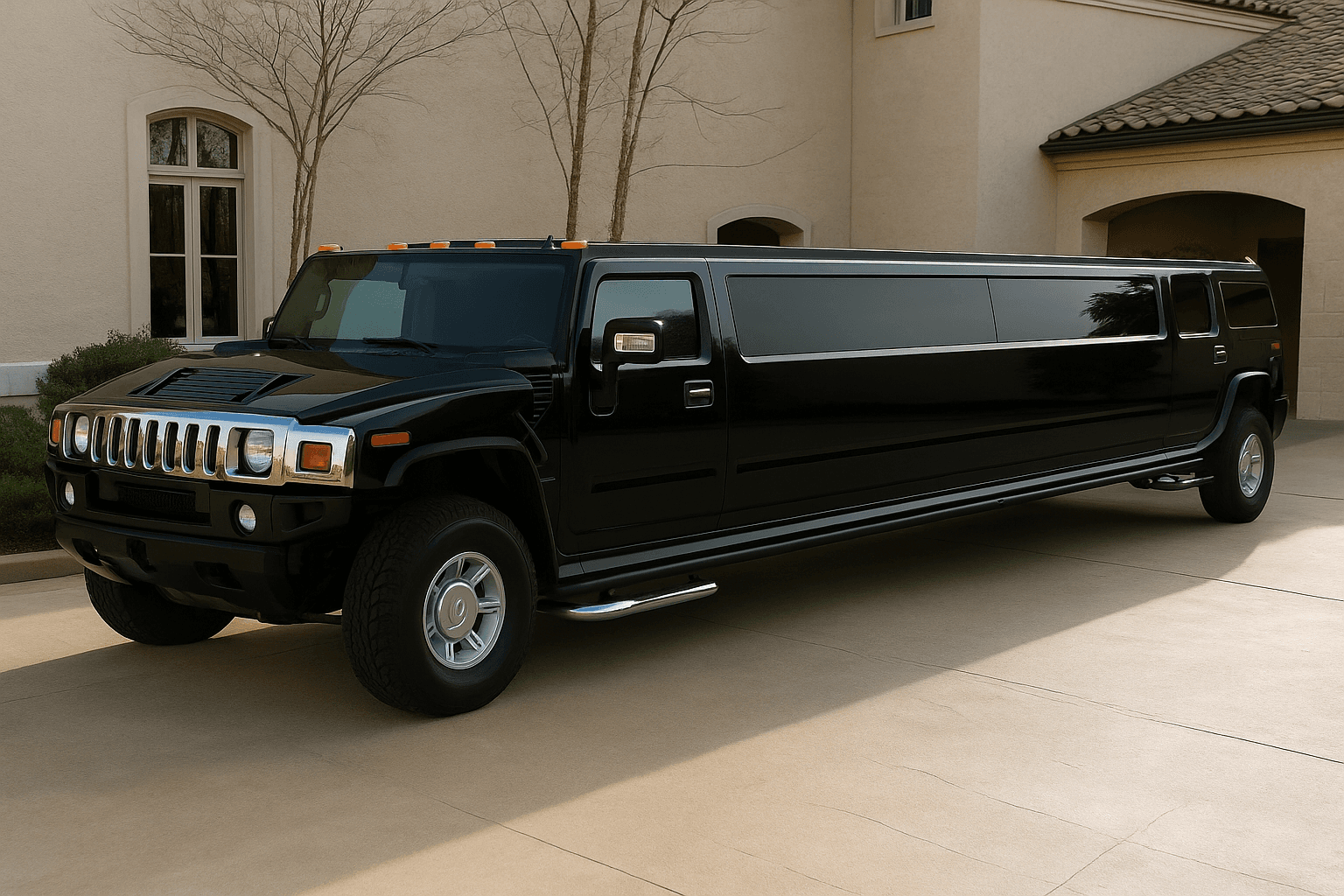 20-Passenger Stretch Limousine exterior view