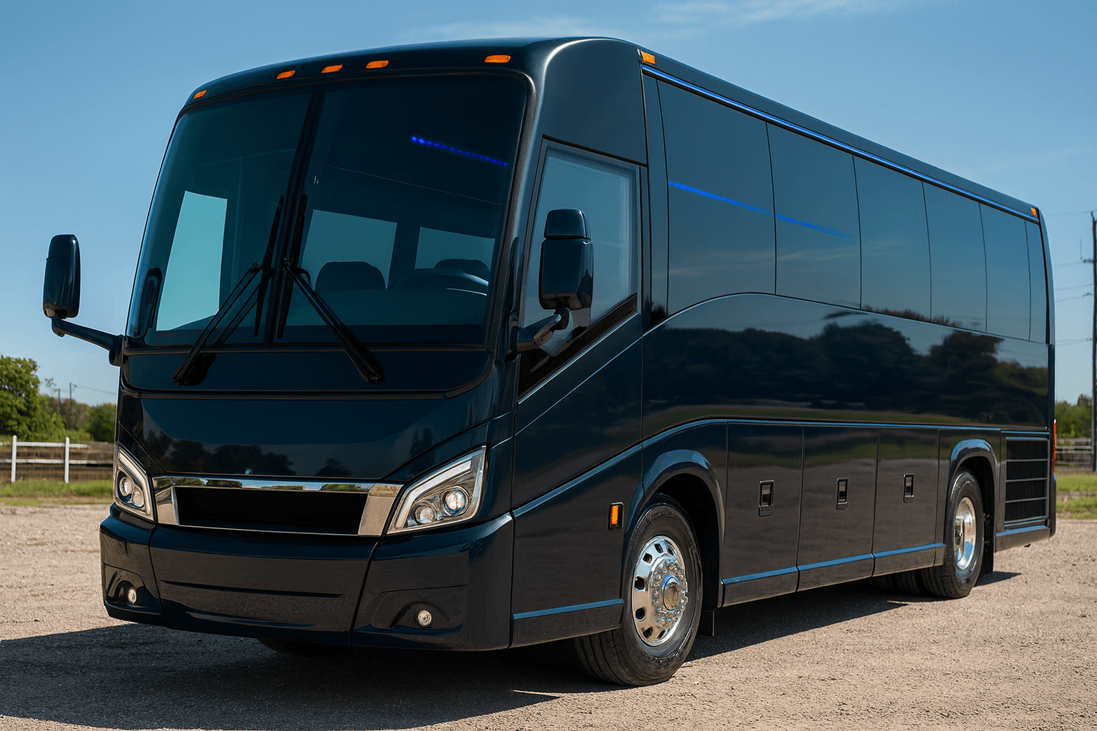 34-Passenger Coach Bus exterior