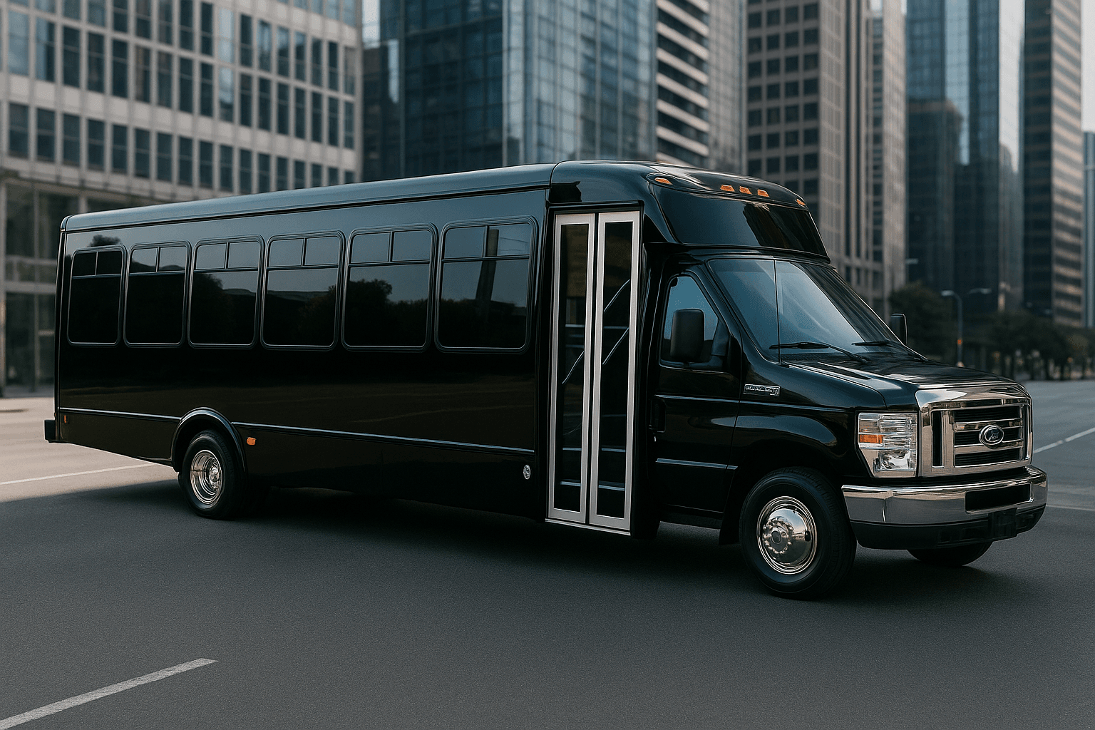36-Passenger Coach Bus exterior