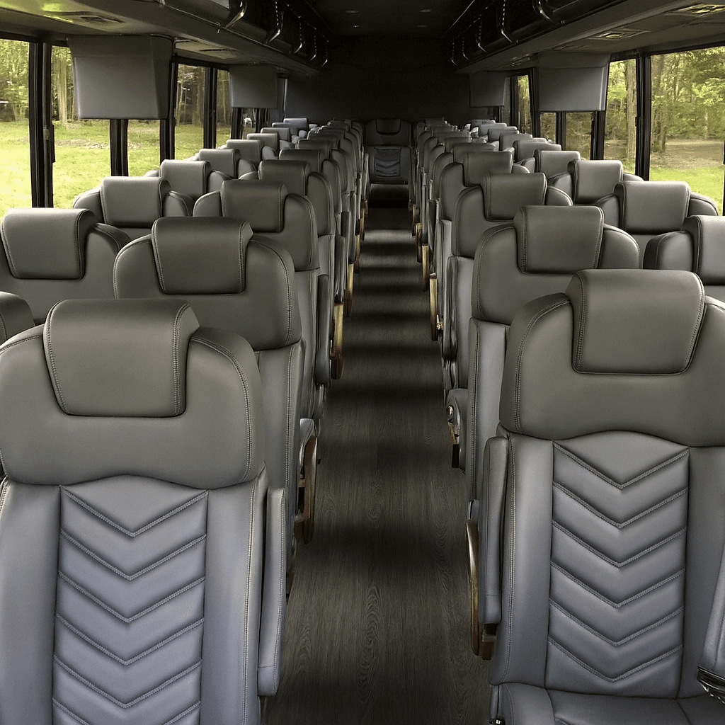 44-Passenger Coach Bus interior view