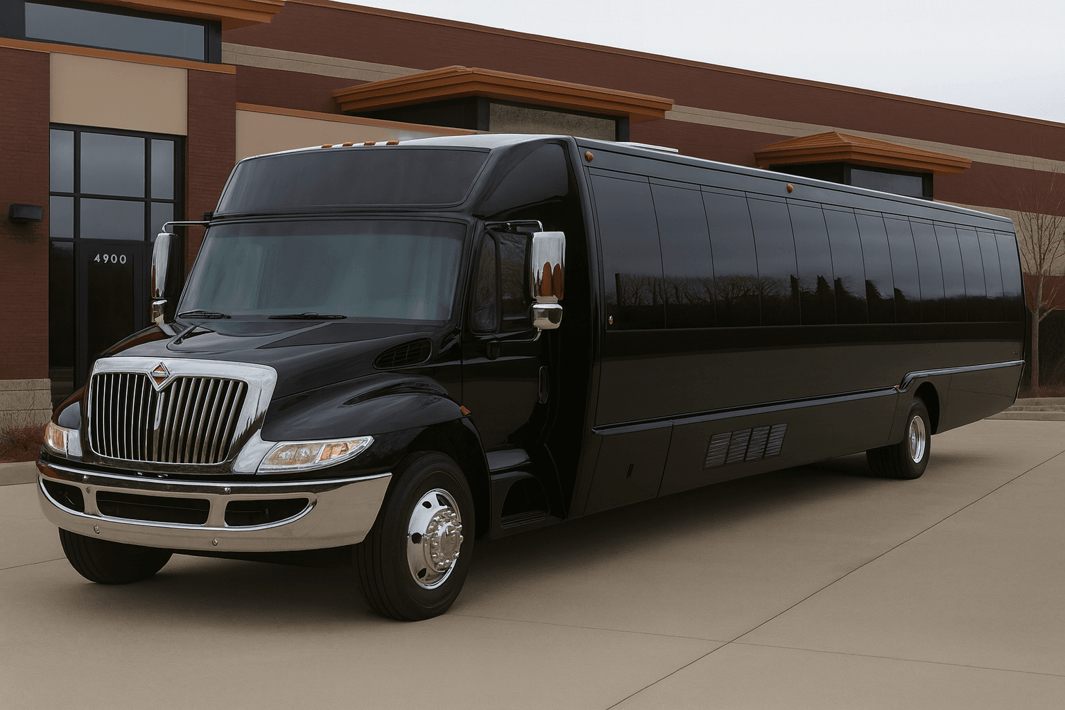 45-Passenger Party Bus exterior view