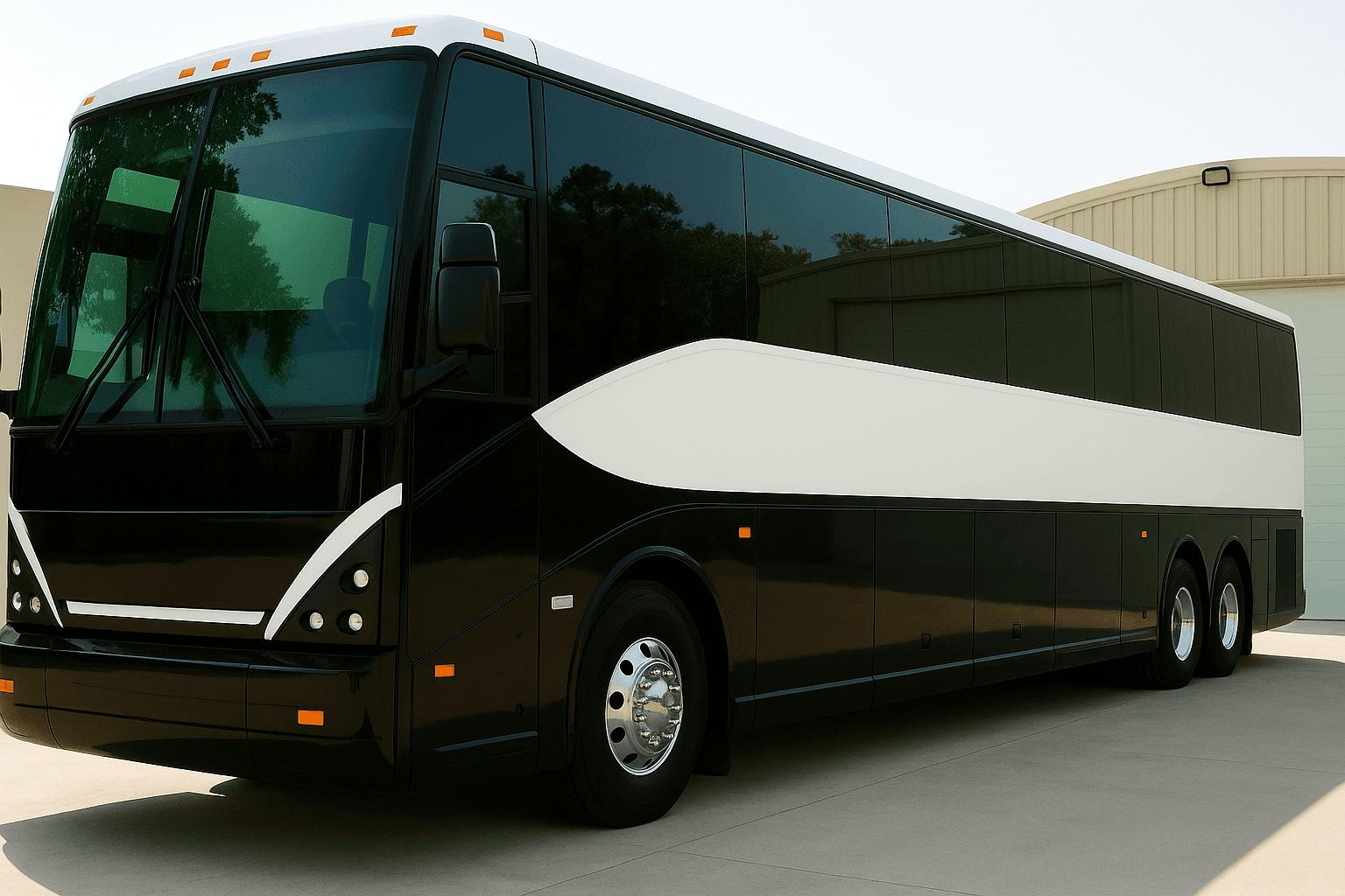 52-Passenger Coach Bus exterior view