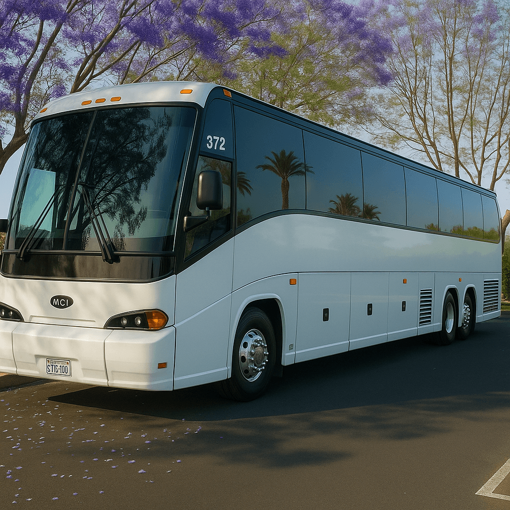 54-Passenger Coach Bus exterior view